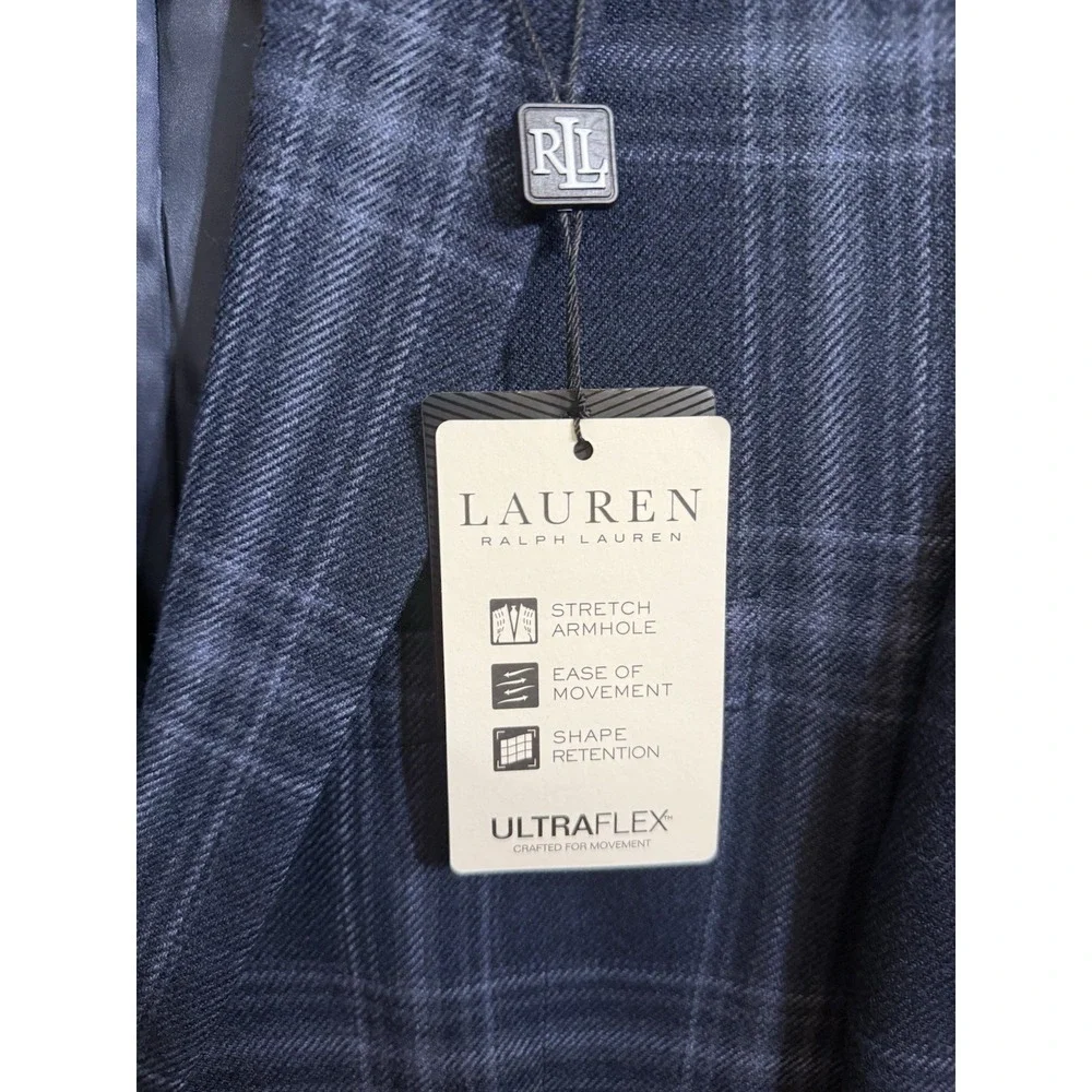 NWT Lauren by Ralph Lauren Men's Lexington Wool Blend Ultra Flex‎ Sport Coat 44L